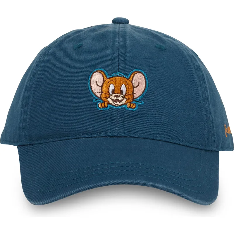 cappello-curvo-blu-regolabile-jerry-mou-looney-tunes-di-capslab
