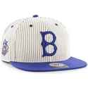 cappellino-snapback-piatto-grigio-con-righe-blu-los-angeles-dodgers-mlb-di-47-brand