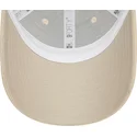 cappello-curvo-beige-regolabile-da-donna-9forty-linen-dei-new-york-yankees-mlb-di-new-era