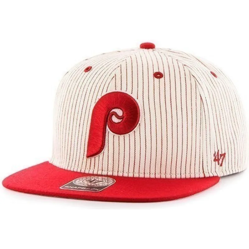 cappelli-piatta-bianco-snapback-rayas-rojas-dei-philadelphia-phillies-mlb-di-47-brand