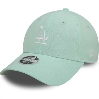 New Era Curved Brim Women 9FORTY Linen Los Angeles...