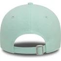 zielona-zakrzywiona-czapka-regulowana-dla-kobiet-9forty-linen-los-angeles-dodgers-mlb-od-new-era