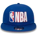 cappello-snapback-blu-piatto-9fifty-con-logo-nba-di-new-era