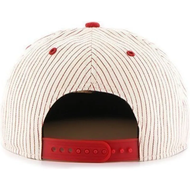mutzen-flach-weiss-snapback-rayas-rojas-der-philadelphia-phillies-mlb-von-47-brand mutzen-flach-weiss-snapback-rayas-rojas-der-philadelphia-phillies-mlb-von-47-brand