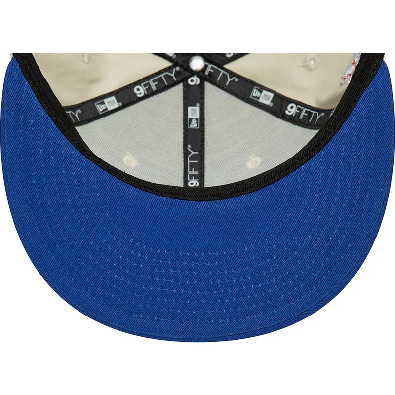 weisse-und-blaue-flache-snapback-kappe-9fifty-floral-der-new-york-yankees-mlb-von-new-era