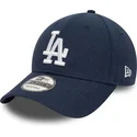verstellbare-marineblaue-9forty-leinen-cap-der-los-angeles-dodgers-mlb-von-new-era