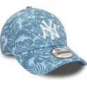 cappellino-curvo-blu-regolabile-9forty-summer-all-over-print-dei-new-york-yankees-mlb-di-new-era