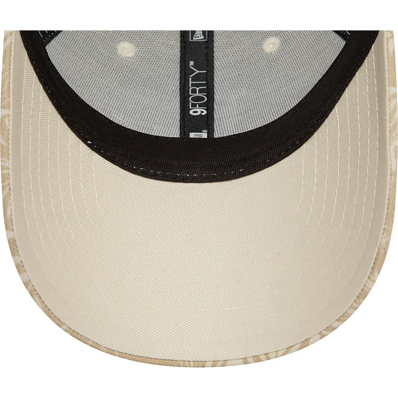 cappellino-visiera-curva-marrone-regolabile-9forty-summer-all-over-print-dei-los-angeles-dodgers-mlb-di-new-era