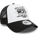 cappelli-curva-nero-snapback-a-frame-graphic-dei-hot-dog-new-york-di-new-era