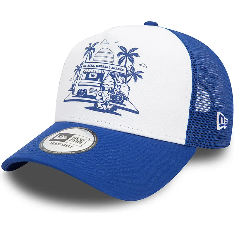 mutzen-gebogen-blau-snapback-a-frame-frame-graphic-der-ice-cream-los-angeles-von-new-era mutzen-gebogen-blau-snapback-a-frame-frame-graphic-der-ice-cream-los-angeles-von-new-era
