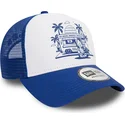 cappelli-curva-blu-snapback-a-frame-frame-graphic-dei-ice-cream-los-angeles-di-new-era