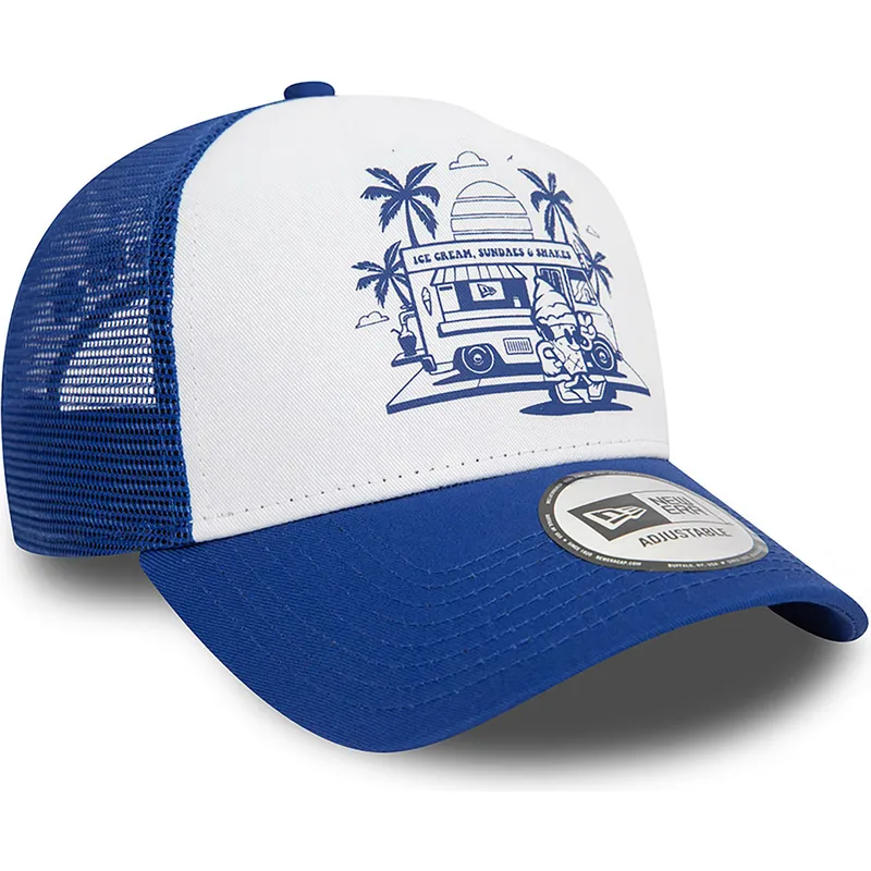 cappelli-curva-blu-snapback-a-frame-frame-graphic-dei-ice-cream-los-angeles-di-new-era cappelli-curva-blu-snapback-a-frame-frame-graphic-dei-ice-cream-los-angeles-di-new-era