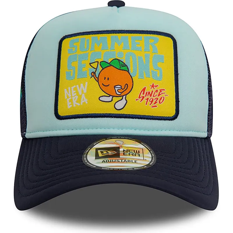 mutzen-gebogen-blau-snapback-a-frame-von-new-era