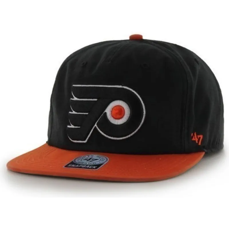 cappelli-piatta-nero-snapback-dei-philadelphia-flyers-nhl-di-47-brand