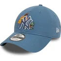 cappellino-curvo-blu-regolabile-9twenty-floral-dei-new-york-yankees-mlb-di-new-era