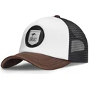 oblack-classic-trucker-kappe-in-weiss-schwarz-und-braun
