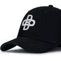 sort-justerbar-baseballkasket-med-buet-skygge-peach-fra-oblack