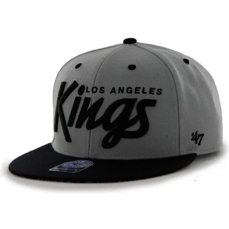 cappelli-piatta-grigio-snapback-de-letras-dei-los-angeles-kings-nhl-di-47-brand cappelli-piatta-grigio-snapback-de-letras-dei-los-angeles-kings-nhl-di-47-brand