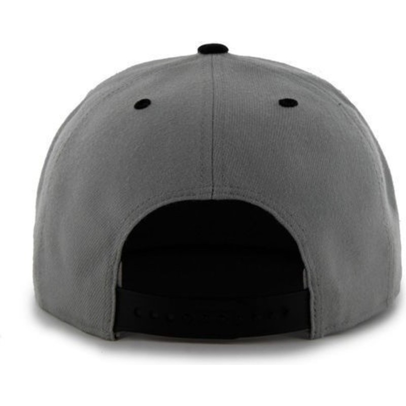 47-brand-flat-brim-script-logo-los-angeles-kings-nhl-snapback-cap-dunkelgrau