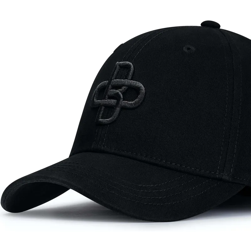 czarna-zakrzywiona-czapka-z-daszkiem-z-regulacja-i-czarnym-logo-baseball-peach-od-oblack