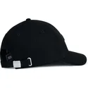 schwarze-verstellbare-curved-cap-mit-schwarzem-logo-baseball-peach-von-oblack