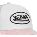 cappellino-trucker-bianco-e-rosa-shiny-p-di-von-dutch
