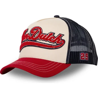 Trucker-Cap beige, marineblau und rot BAS von Von Dutch
