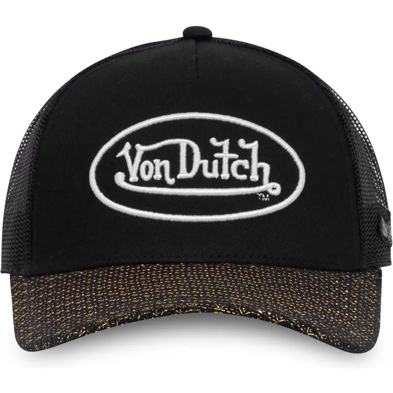 sort-trucker-kasket-shiny-nr-fra-von-dutch