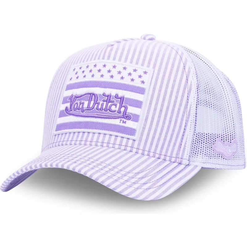 trucker-cap-violett-und-weiss-flag-ll-von-von-dutch