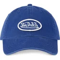cappellino-blu-curvo-regolabile-log-blu-di-von-dutch