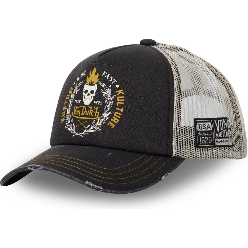 gorra-trucker-sort-og-gra-crew13-fra-von-dutch