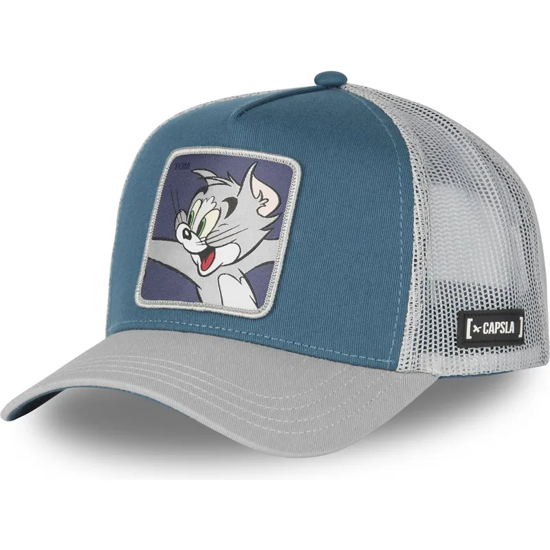 tom-tom-ct-looney-tunes-capslab-blaue-und-graue-trucker-kappe