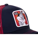 cappellino-trucker-blu-marino-e-rosso-bugs-bunny-bun5-looney-tunes-di-capslab