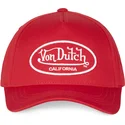 cappellino-curvo-rosso-regolabile-lof-c6-di-von-dutch
