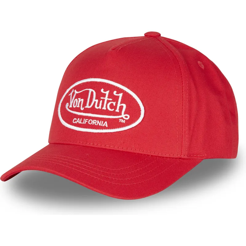 cappellino-curvo-rosso-regolabile-lof-c6-di-von-dutch