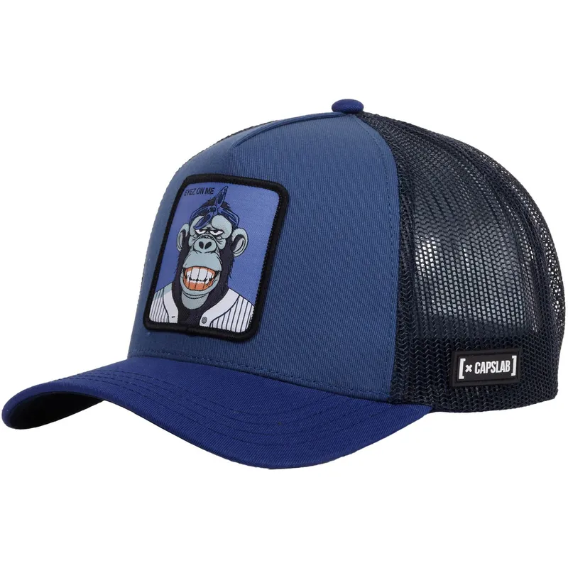 cappelli-curva-blu-marino-snapback-monkey-business-di-capslab
