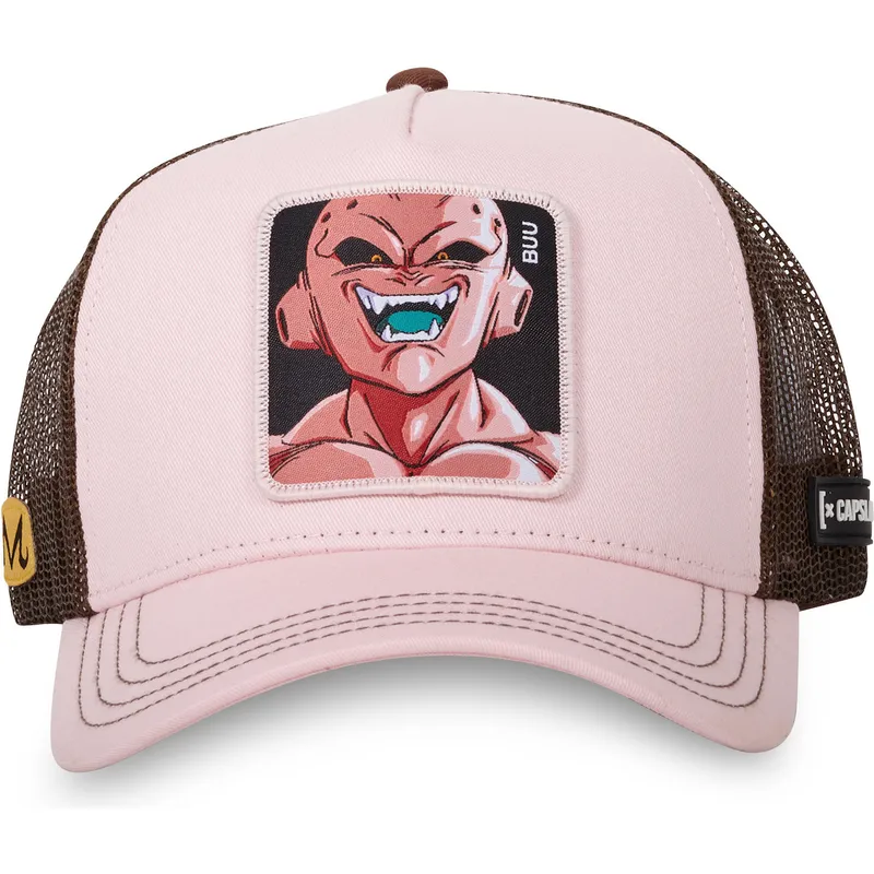 cappelli-curva-rosa-snapback-kid-buu-dragon-ball-di-capslab