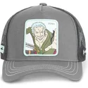 cappello-trucker-grigio-per-bambino-roronoa-zoro-kidzor1-one-piece-di-capslab