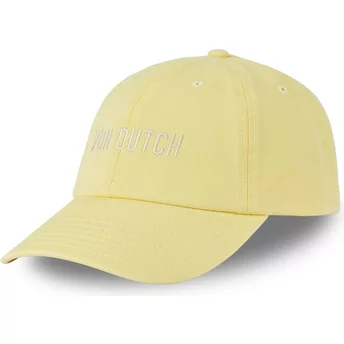 Von Dutch Curved Brim LYEL Yellow Adjustable Cap