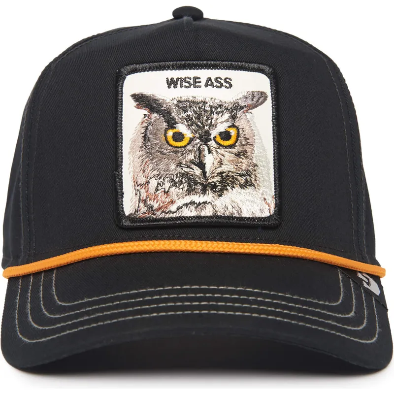 svart-bojd-snapback-keps-wise-owl-100-the-farm-all-over-canvas-fran-goorin-bros