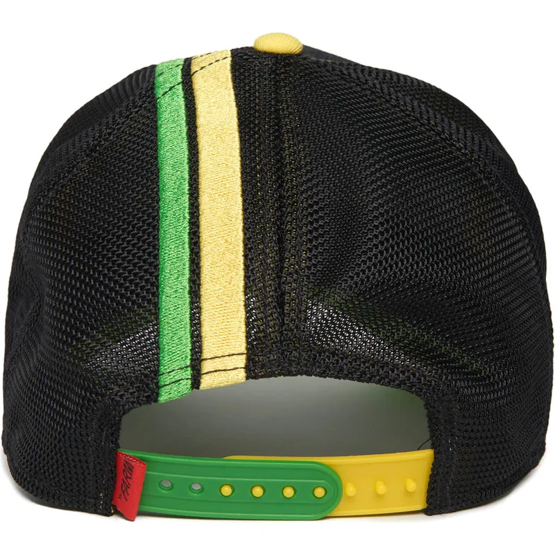 cappellino-trucker-nero-ghepardo-cheesy-dangerously-supercharged-the-farm-di-goorin-bros