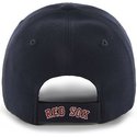 47-brand-curved-brim-mit-rotem-logo-boston-red-sox-mlb-clean-up-cap-marineblau