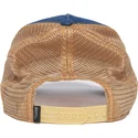 cappello-trucker-blu-e-beige-cavallo-ride-or-die-modello-n-21d302d13-rodeo-the-farm-di-goorin-bros