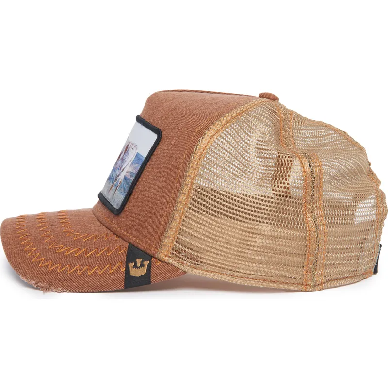 czapka-trucker-brazowy-bawol-horny-model-no-h02ny-rodeo-the-farm-od-goorin-bros