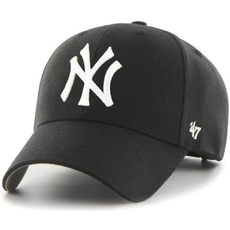 cappellino-curvo-nero-dei-new-york-yankees-mlb-di-47-brand