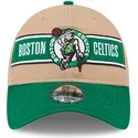verstellbare-braun-grune-9twenty-draft-2024-kappe-der-boston-celtics-nba-von-new-era