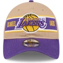 justerbar-brun-och-violett-9twenty-draft-2024-los-angeles-lakers-nba-keps-fran-new-era