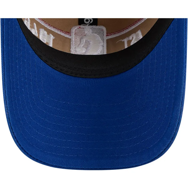 cappellino-curvo-marrone-e-blu-regolabile-9twenty-draft-2024-di-nba-di-new-era