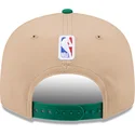 brazowo-zielona-czapka-z-daszkiem-snapback-9fifty-draft-2024-boston-celtics-nba-od-new-era
