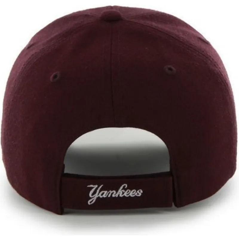 mutzen-gebogen-rot-verstellbares-band-granate-der-new-york-yankees-mlb-von-47-brand mutzen-gebogen-rot-verstellbares-band-granate-der-new-york-yankees-mlb-von-47-brand